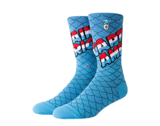 Stance Marvel Captain America Blue Socks M546D18CAP-BLU