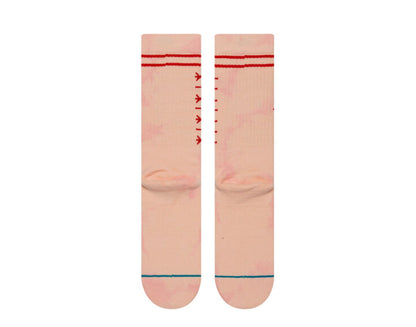 Stance Classic Sorry Not Sorry Pink Peach Crew Socks M556A19SNS-PNK