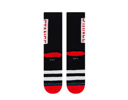 Stance UnCommon Solids Classic OG Red/Black Crew Socks M556D17OGG-RED