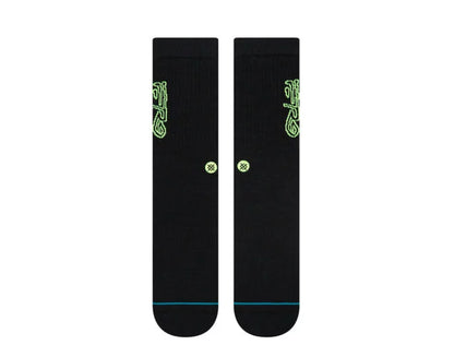 Stance Anthem A$ap Ferg Crew Black/Neon Green Socks M556D19AFE-BLK