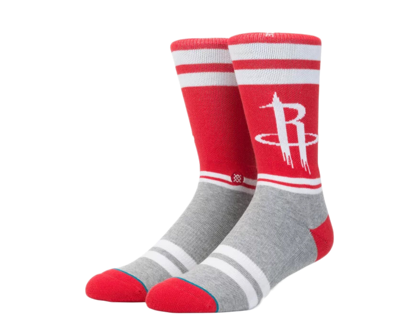 Stance Casual NBA Houston Rockets City Gym White/Red Crew Socks M558A17CRO-WHT