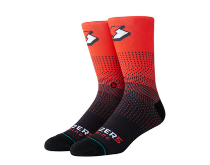 Stance Casual NBA Portland Blazer5 Gaming 2K Red/Blk Crew Socks M558A19BGA-RED