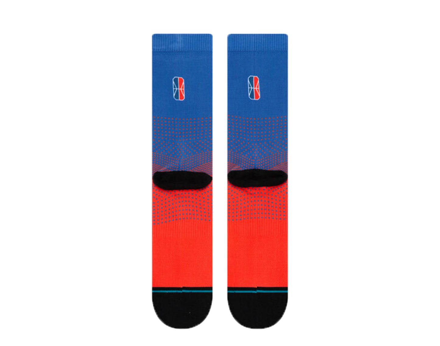 Stance Casual NBA Pistons Gaming GC 2K Blue/Red Crew Socks M558A19PGT-BLU