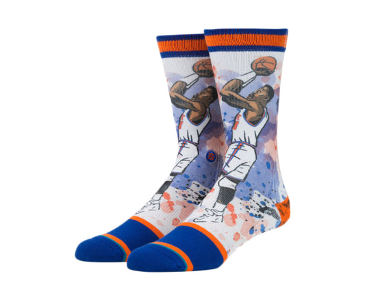 Stance NBA Legends Ewing Knicks Blue Crew Socks M558C16EWI-BLU