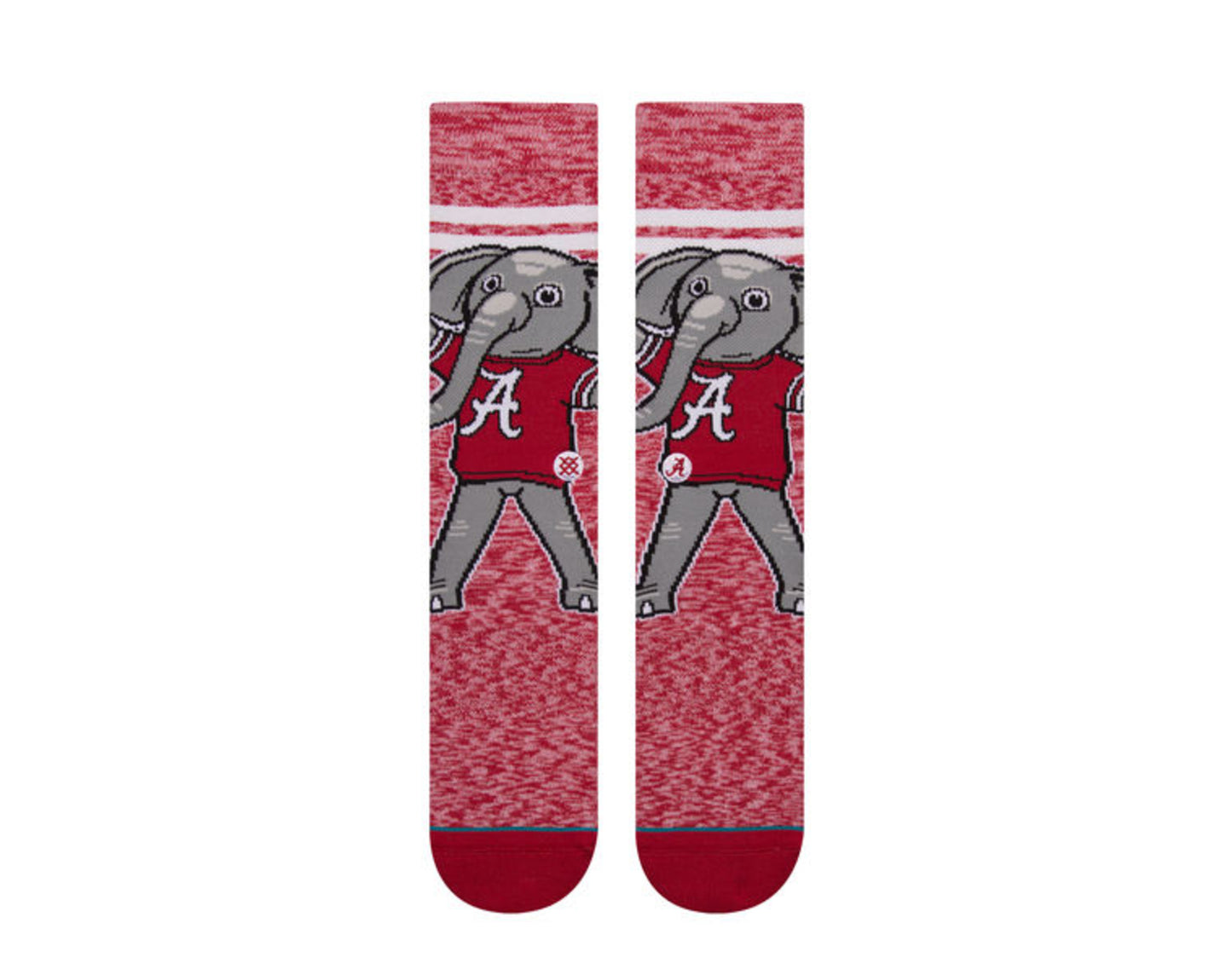 Stance NCAA Alabama Big Al Character Crimson Socks M558C18BIG-CRI