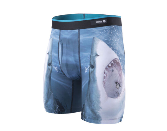 Stance Boxer Briefs Shark Tooth BB Navy Blue Men's Underwear M803A19SHA-NVY