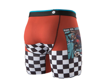 Stance Boxer Briefs Liquid Sword BB Red/Checker Men's Underwear M803D18LIQ-RED