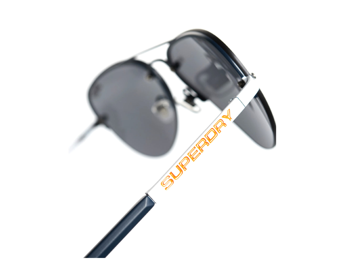 Superdry SDR Micah Matte Blue Aviator Sunglasses M97191IT-MBLU