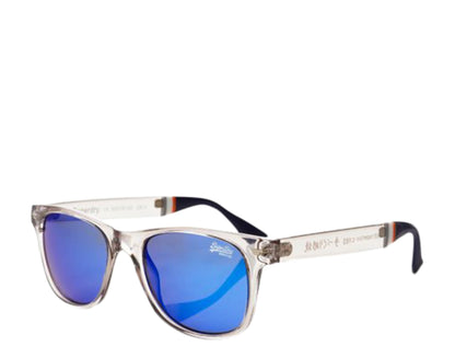 Superdry SDR Superfarer Gloss Grey Crystal/Blue Revo Sunglasses M97560ST-GGRY