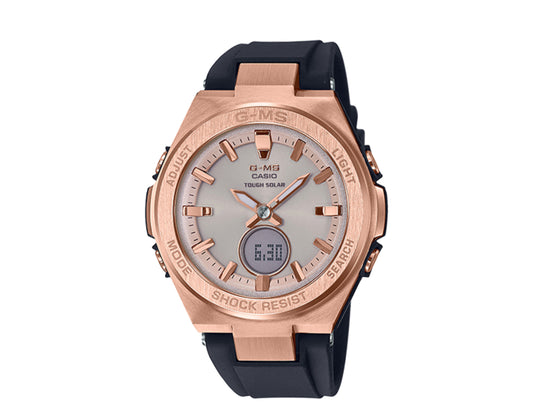 Casio G-Shock MSGS200G G-MS Metal and Resin Rose Gold/Black Women's Watch MSGS200G-1A