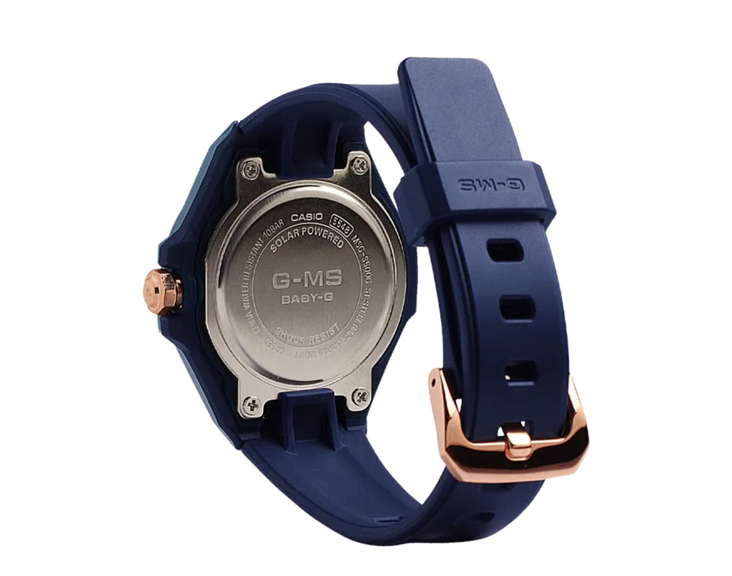Casio G-Shock MSGS500 G-MS M/R Navy/Rose Gold Women's Watch MSGS500G-2A2