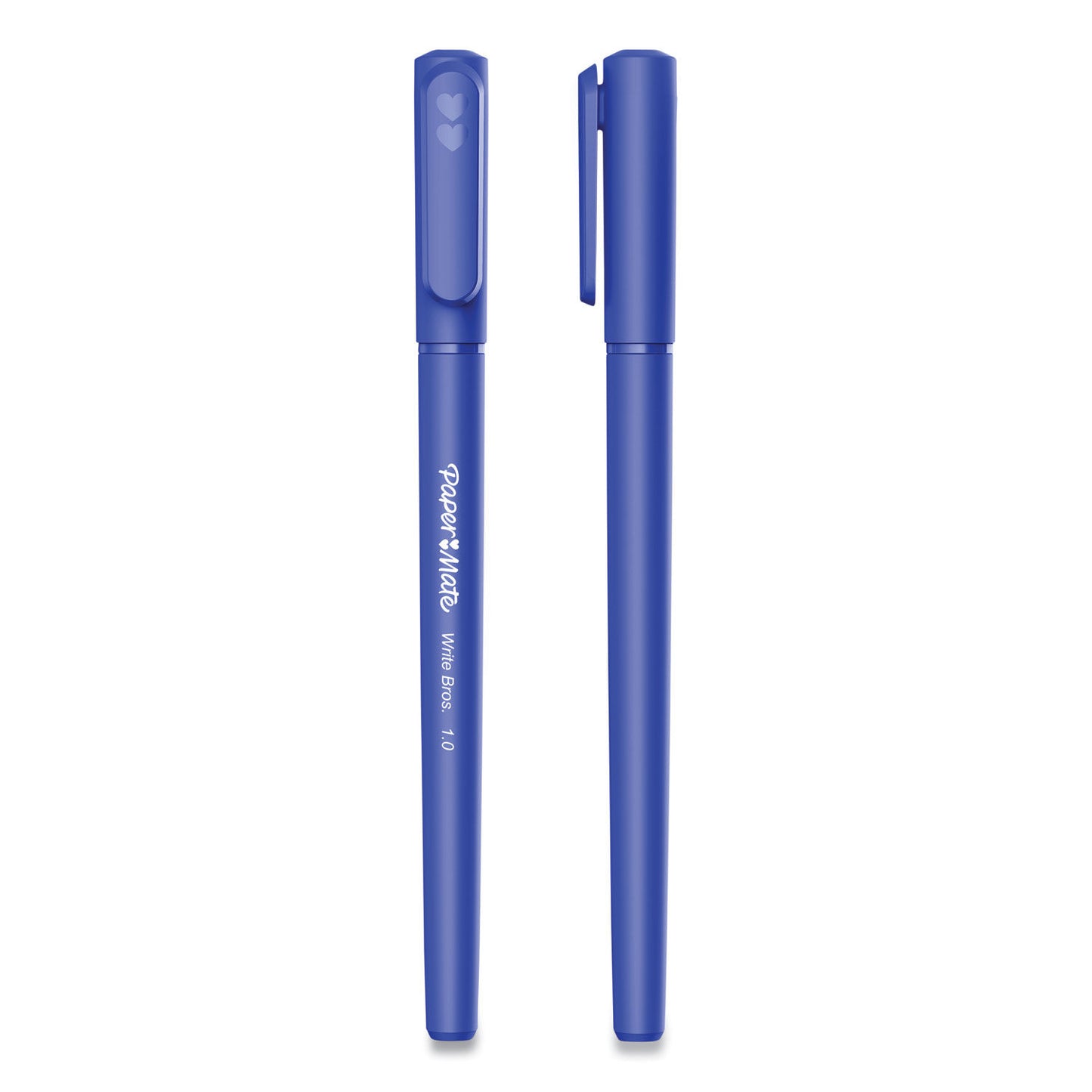 Paper Mate Write Bros Stick Ballpoint Pen Medium Point 1mm Blue Ink (12 Count) 3311131C