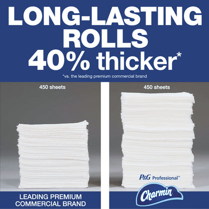 Charmin Toilet Tissue Paper 2 Ply 450 Sheets White (75 Rolls) 71693