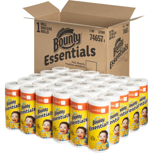 Bounty Essentials Paper Towels 2 Ply 40 Sheets White (30 Rolls) 74657