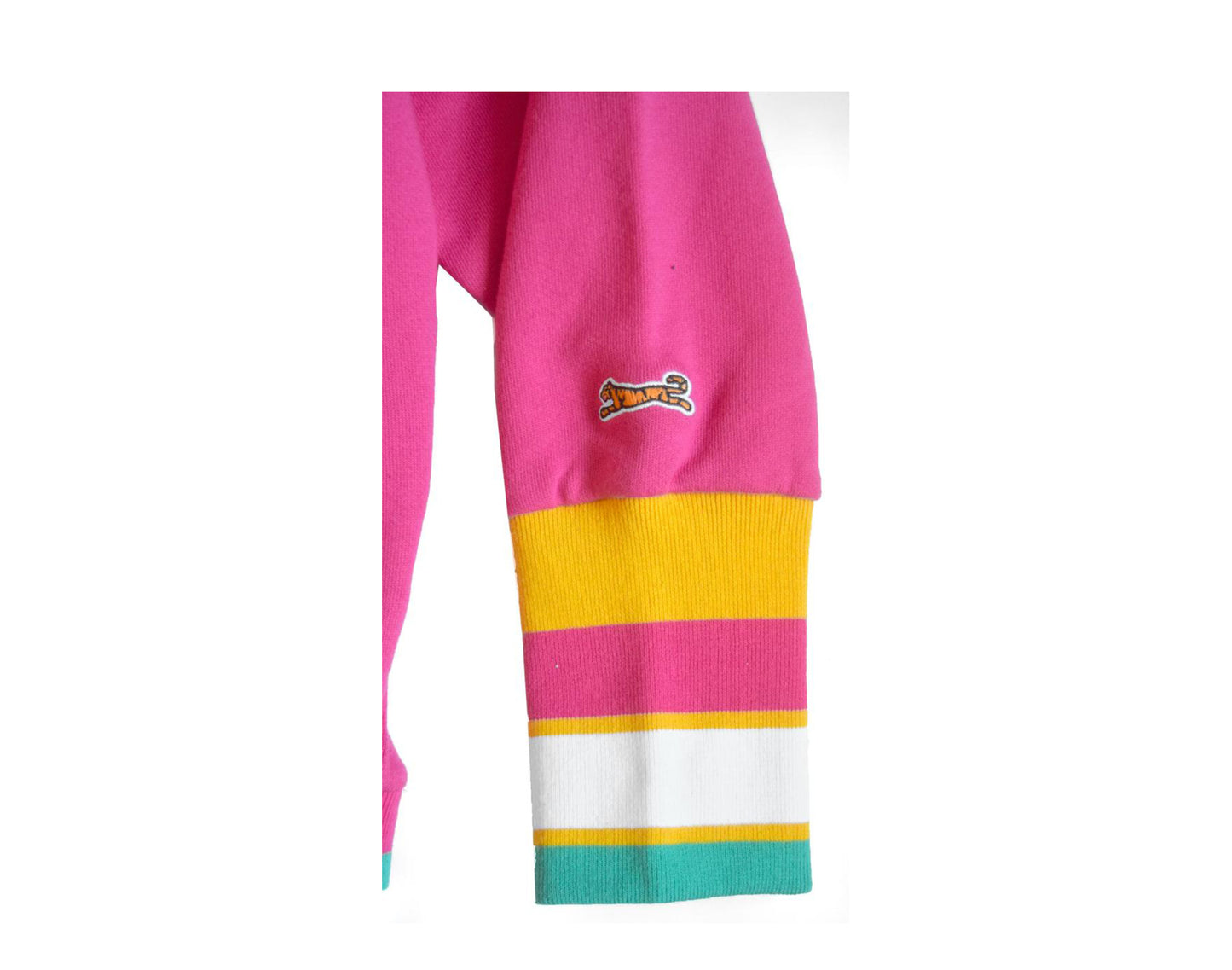 Le Tigre Elizabeth Crew Magenta Pink/Yellow Women's Sweatshirt S20KT001-MAG