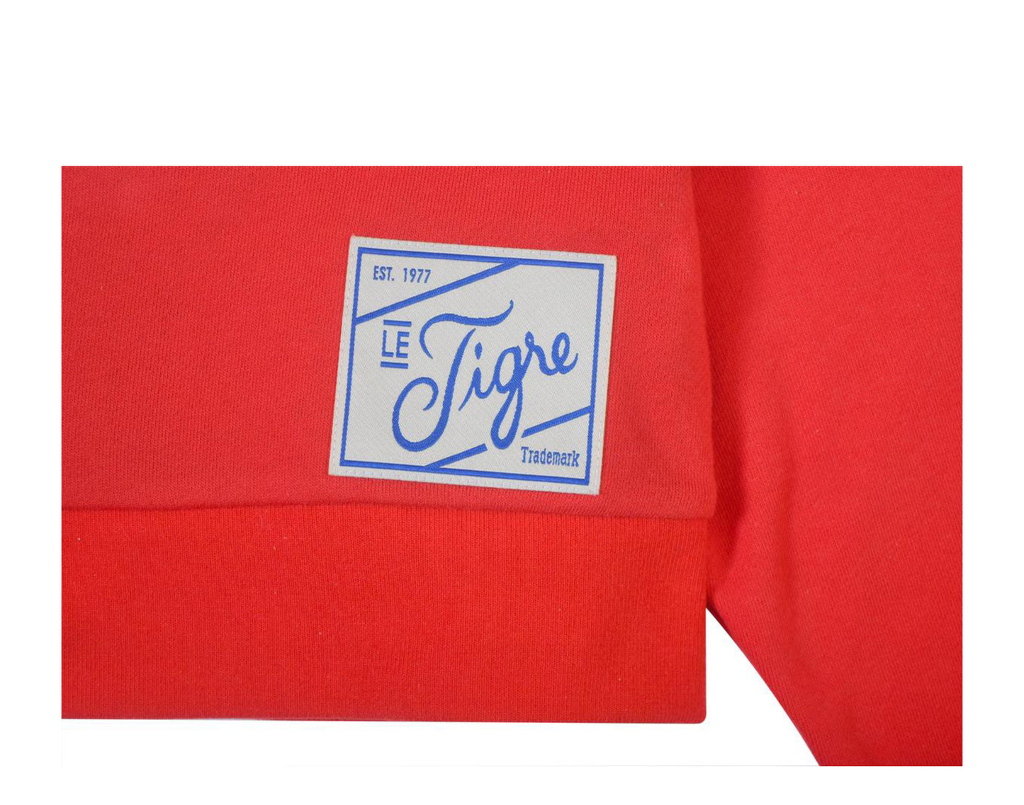 Le Tigre Evelyn Crop-Top Blue/White/Red Women's Hoodie S20KT002-BLU