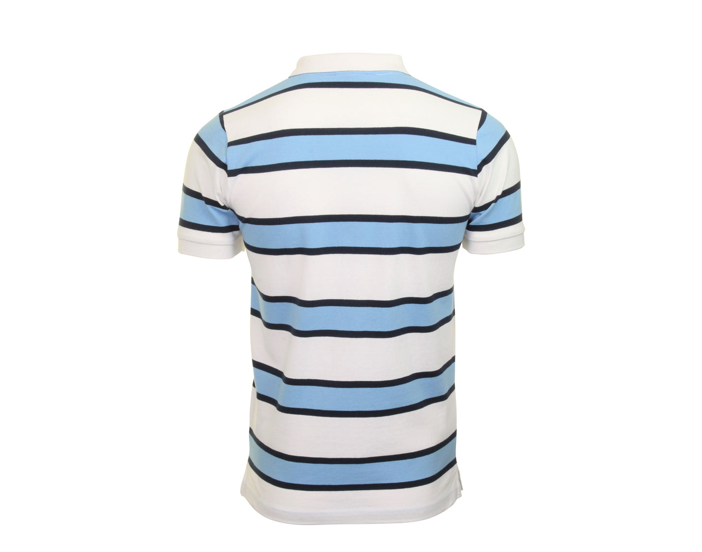 Ellesse Marono Stripped Pique Polo White/Blue Men's Shirt SHA06338-100