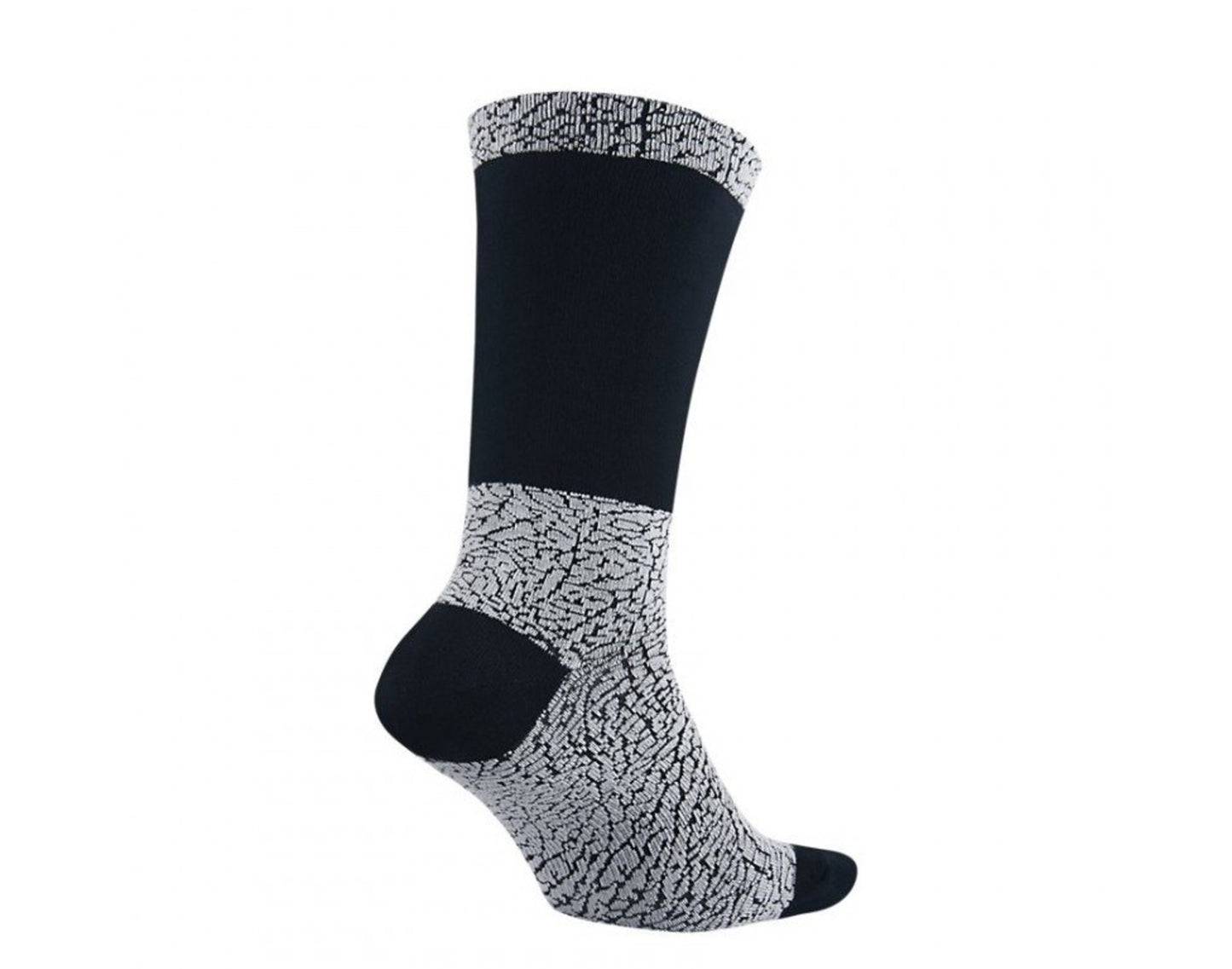 Nike Air Jordan Elephant Print Crew Black/Wolf Grey Socks SX5244-012