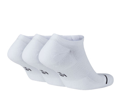 Nike Air Jordan Jumpman No-Show White/Black Socks (3 Pair Pack) SX5546-100