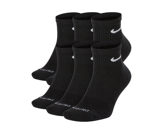 Nike Everyday Plus Cushion Ankle Black/White Socks (6 Pair Pack) SX6899-010