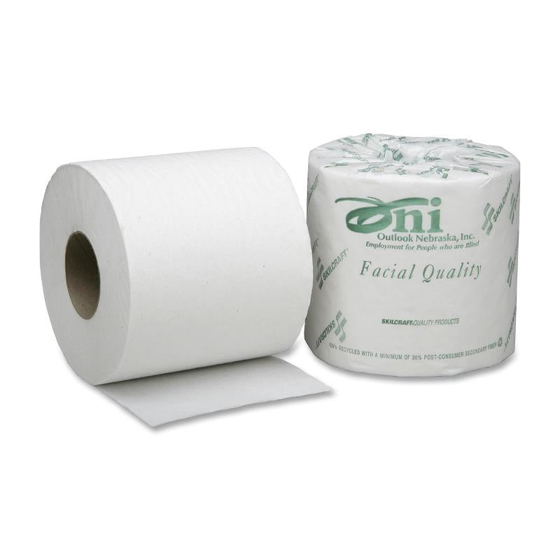 SKILCRAFT Toilet Tissue Paper 2 Ply White (80 Rolls) NSN3800690