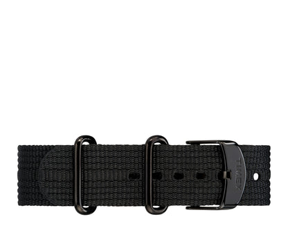 Timex x Todd Snyder Blackjack 40mm Fabric Strap Black/White Watch TW2R56000JR