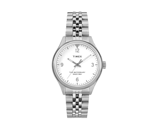 Timex Waterbury Traditional 34mm Stainless Steel Silver Watch TW2R69400VQ