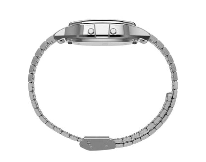 Timex T80 34mm Stainless Steel Bracelet Silver-Tone Watch TW2R79300YB