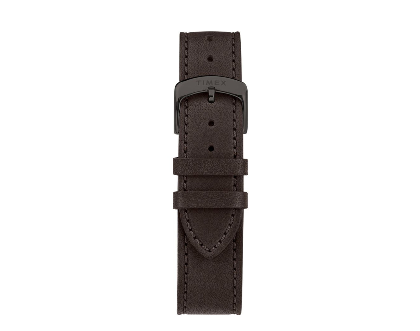 Timex American Documents 41mm Leather Strap Gunmetal/Brown Watch TW2R83000US