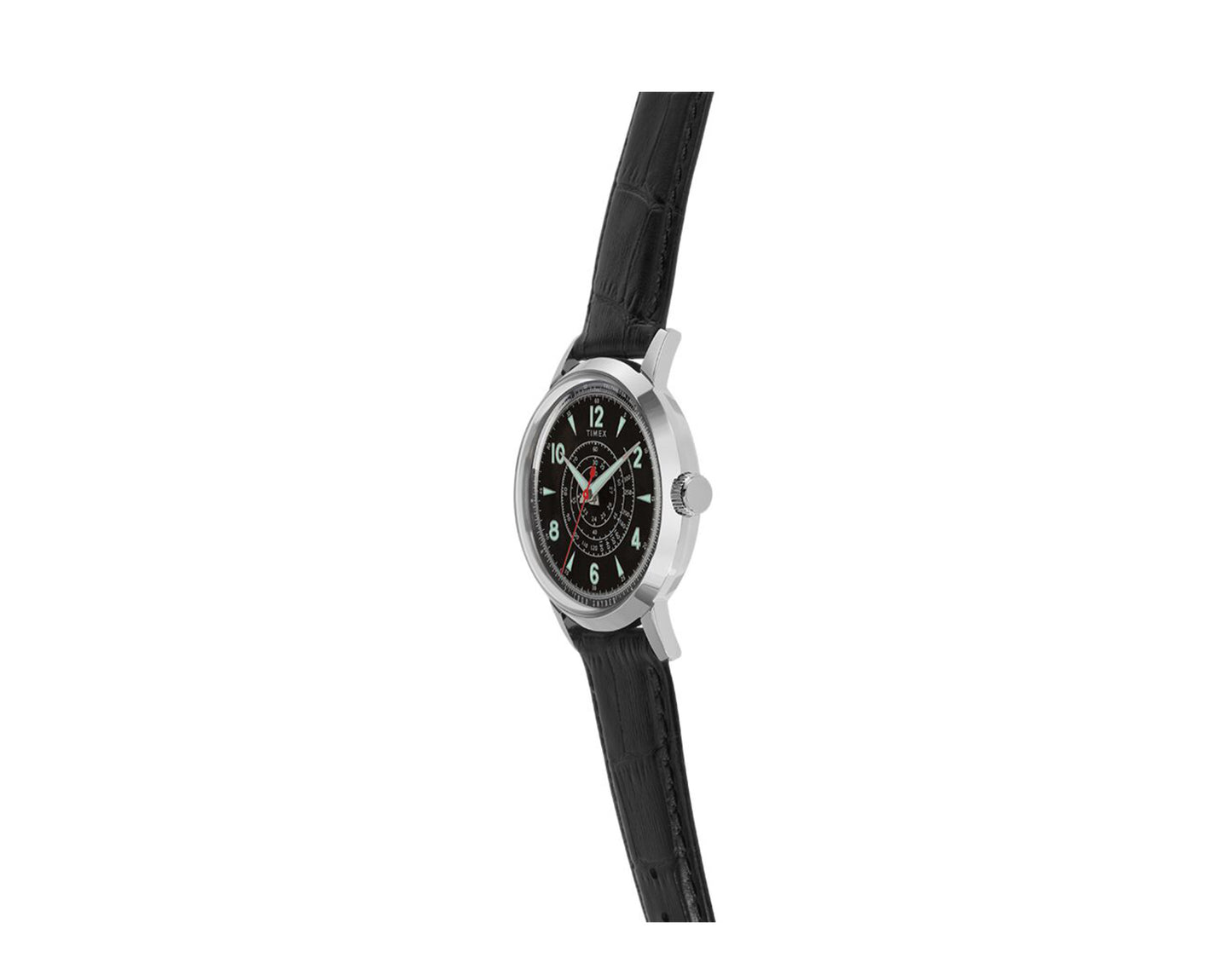 Timex x Todd Snyder Beekman 40mm SST Leather Strap Black Watch TW2T19500JR
