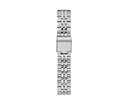 Timex Digital Mini 27mm Stainless Steel Bracelet Silver/Pink Watch TW2T48500ZA