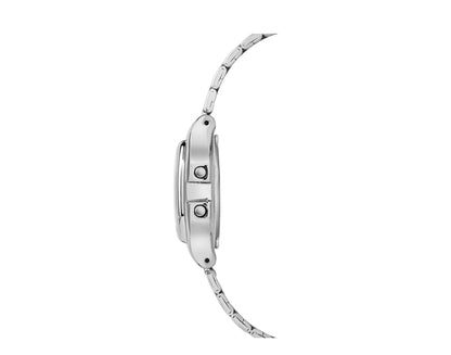 Timex Digital Mini 27mm Stainless Steel Bracelet Silver/Black Watch TW2T48600ZA