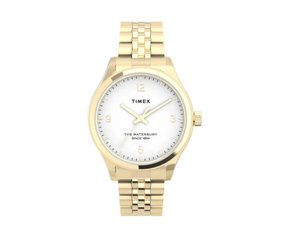Timex Waterbury Traditional 34mm Stainless Steel Gold-Tone Watch TW2T74800VQ