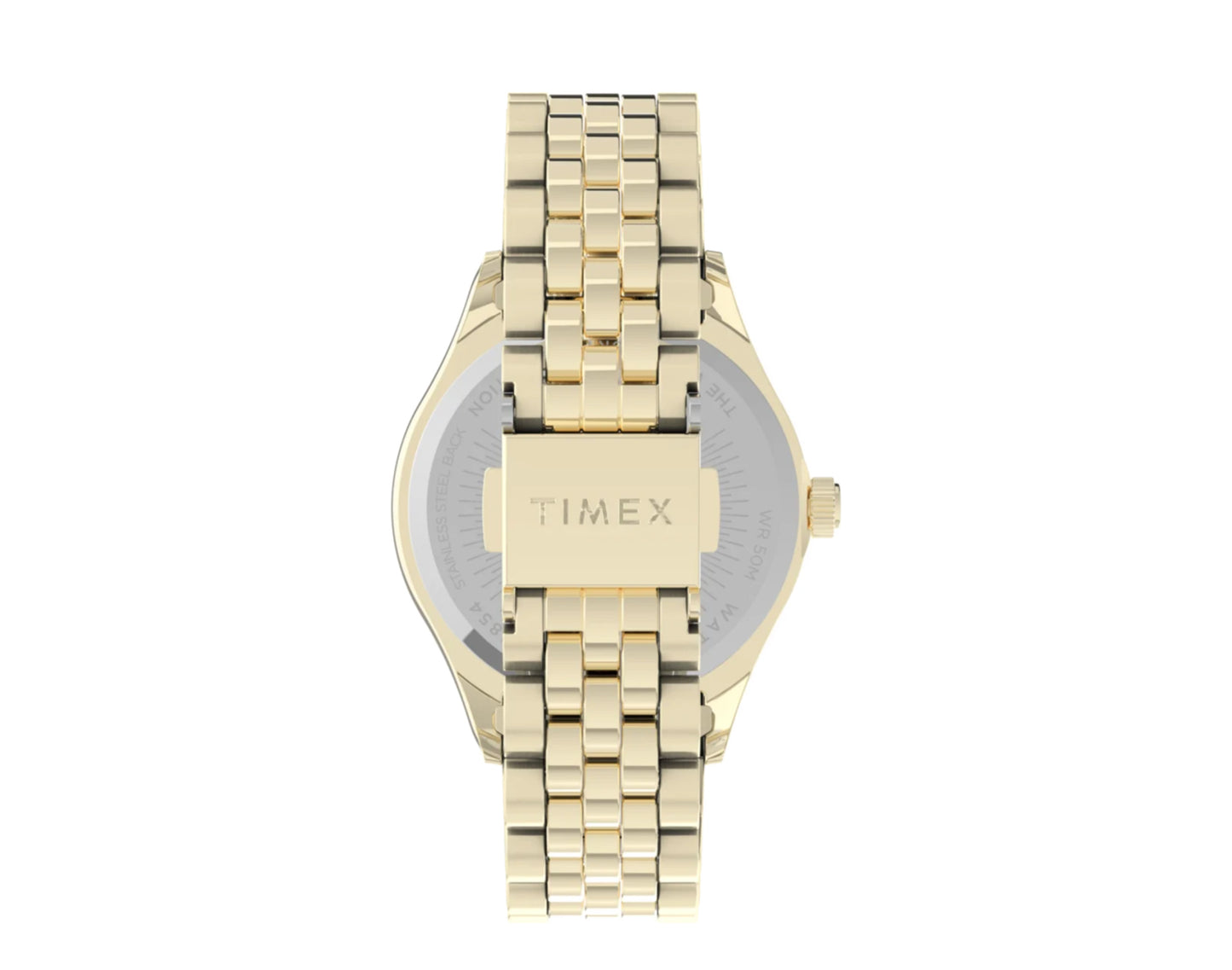 Timex Waterbury Legacy 34mm Steel Bracelet Gold-Tone Women's Watch TW2T86900VQ