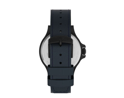 Timex Allied Coastline 43mm Fabric Strap Black/Blue Navy Watch TW2U10600VQ