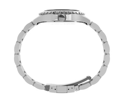 Timex Navi XL 41mm Stainless Steel Bracelet Silver/Black Watch TW2U10800VQ