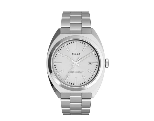 Timex Milano XL 38mm Stainless Steel Bracelet Silver-Tone Watch TW2U15600VQ