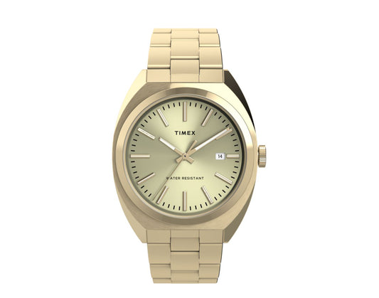 Timex Milano XL 38mm Stainless Steel Bracelet Gold/Champagne Watch TW2U15700VQ