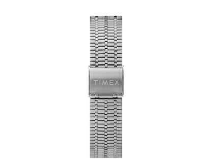 Timex Q Reissue 38mm Stainless Steel Bracelet Silver/Black/Green Watch TW2U60900ZV