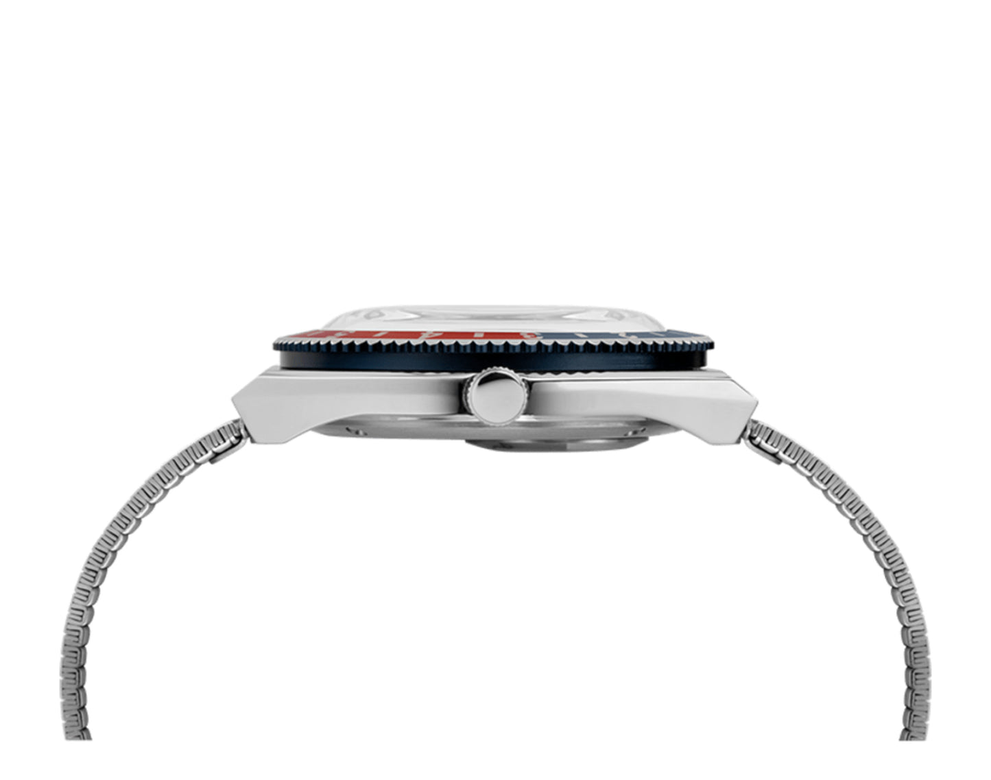 Timex Q Reissue 38mm Stainless Steel Bracelet White/Blue/Red Watch TW2U61200ZV