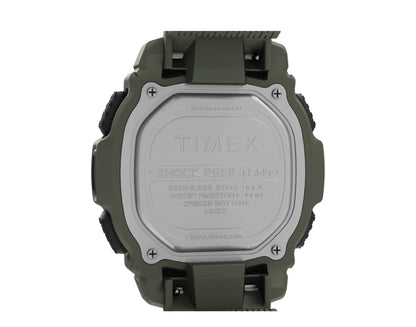 Timex Boost Shock 47mm Resin-Silicone Strap Olive Grey/Silver Watch TW5M36000VQ