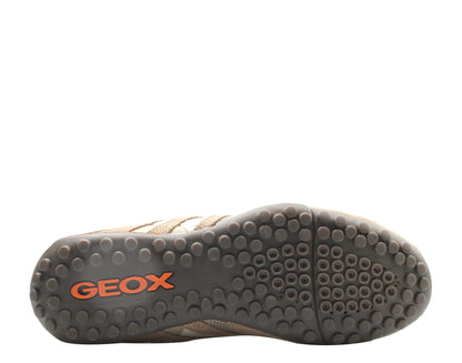 Geox Snake Slip-On Beige/Dark Orange Men's Casual Sneakers U4207L-02214-C0845