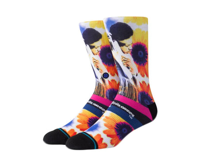 Stance Anthem Jimi Hendrix Jimi Sunflower Crew Multi-Color Socks U525D19JIM-MUL