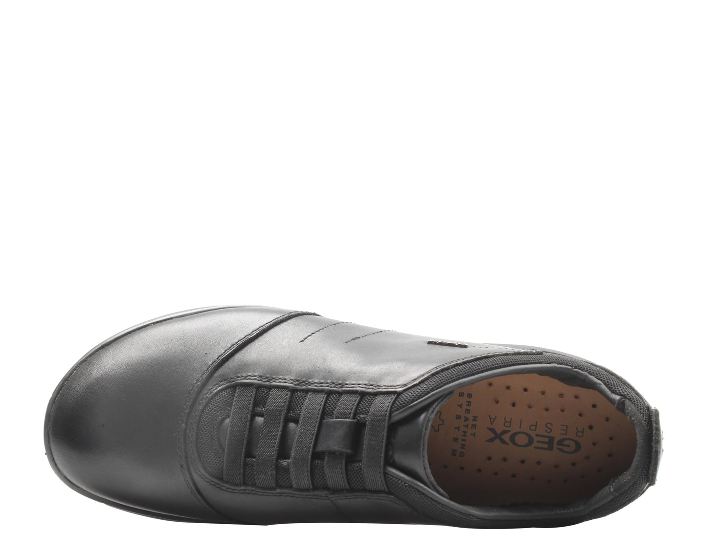 Geox Nebula Slip-On Black Leather Men's Casual Sneakers U52D7B-00046-C9999