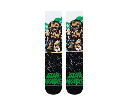 Stance Star Wars Chewbacca Crew Green/Black Socks U558D19CHE-GRN