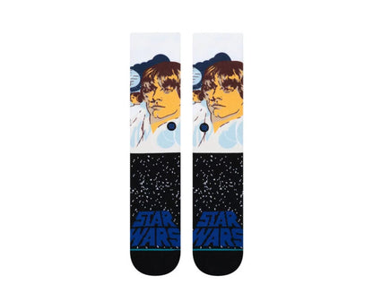 Stance Star Wars Luke Skywalker Crew Blue/Black Socks U558D19LUK-BLU