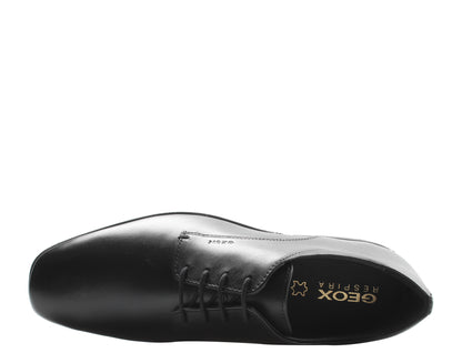 Geox Calgary Lace-Up Black Leather Men's Dress Shoes U926SB-00043-C9999