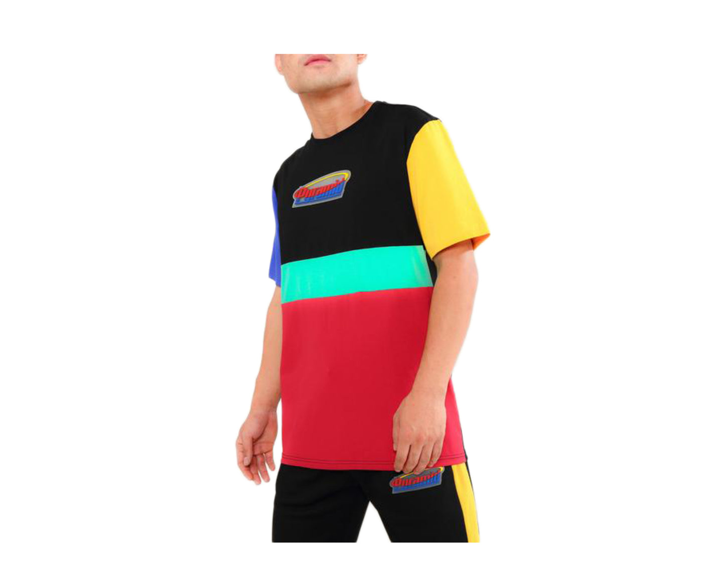 Black Pyramid Orbit Logo Multi-Color Men's T-Shirt Y1162236-MLT