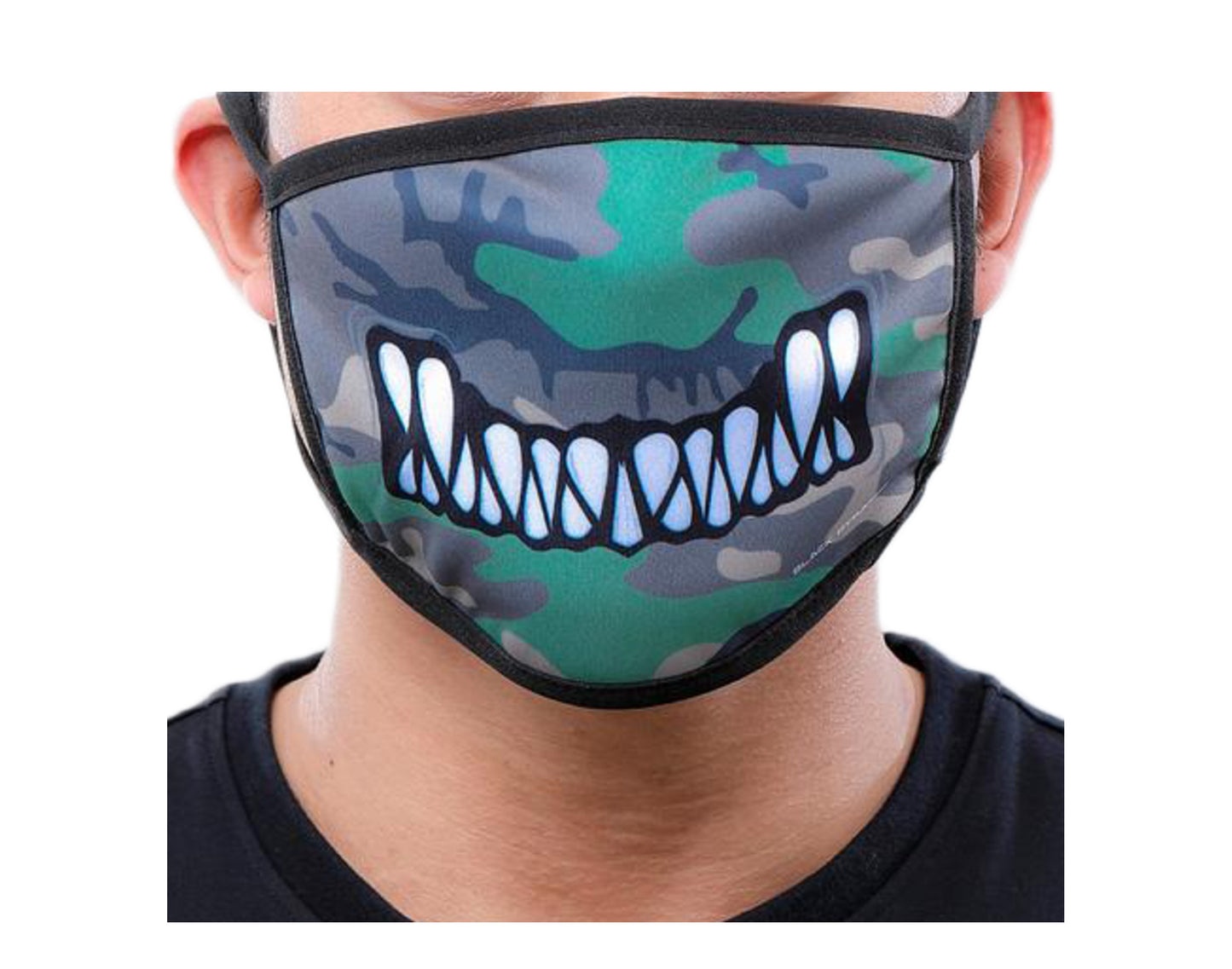 Black Pyramid Monster Bite Folive Camo ace Mask Y7162564-OLV