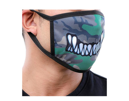 Black Pyramid Monster Bite Folive Camo ace Mask Y7162564-OLV